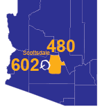 Area Codes 480 and 602